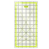 ARTEZA Patchwork-Lineal, transparentes Acryl Quilt-Lineal, 6 x 12 Zoll (15.24 x 30.48cm), Lineal für Quiltstoff mit zweifarbigen R