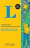 Langenscheidt Großes Schulwörterbuch Plus Italienisch: Italienisch-Deutsch/Deutsch-I