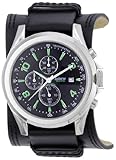 Sea Surfer Herren Chronograph Edelstahl Leuchtzeiger und Zahlen 5562 LS