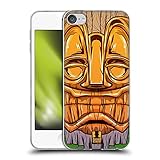 Head Case Designs Gold Drucken Tiki Kollektion Series 2 Soft Gel Handyhülle Hülle kompatibel mit Apple Touch 6th Gen/Touch 7th G