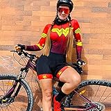 Damen Triathlon langärmliges Radfahren-Hemd Radfahren-Straßenanzug-Overall enge Rad-Sets (Color : 5, Size : 5XL)