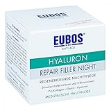 Hyaluron regenerierende Nachtpflege Spar-Set 2 x 50 ml Stimuliert tiefenwirksam und 3-dimensional. Pro Kollagen, Elastin, Hy