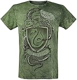 Harry Potter Slytherin - The Snake Männer T-Shirt grün M