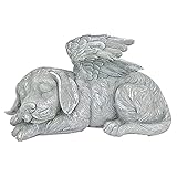 Fenteer Memorial Statue-Schlafen Engel Hund/Katze Erinnerung Andenken Skulptur Grab Marker Stein Figur zu Ehre EIN Geschätztes Pet - H