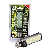 Exo Terra energieeffiziente LED Lampe Deep Forest, für das Wachstum von tropischen Pflanzen, für Terrarien, mit integriertem Vorschaltgerät, 8W, E27