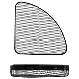 KU Syang 2 Packungen Gitter Gewebe Dusche Ablage, Eck Dusche Ablage, Badezimmer Dusche Saugen Regale, Wand Eck Ablage für Badezimmer, T