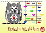Rätselspaß für Kinder ab 4 Jahren (Tischkalender 2022 DIN A5 quer)