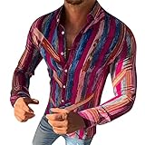 Herren Sommerhemd Slim Fit Kurzarm Sommer Tunic Shirt Strand Hemden Casual Herren Leinen Hemden T-Shirt H