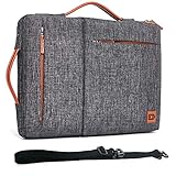 DOMISO 13.3 Zoll Wasserdicht Laptop Tasche Sleeve Case Notebook Hülle Schutzhülle für 13' MacBook Air/13.3' ThinkPad L390 Yoga X380 Yoga/13.9' Lenovo Yoga C930 GLASS/14 HP EliteBook 840 G5,Dunkelg