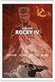 Leinwanddrucke Rocky Balboa Motivational Poster Filmstar Stallone Filmplakat Bild Wohnkultur Moderne Innen Gemälde 30x45cm Ung