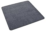 Deko-Matten-Shop Fußmatte Classic, Schmutzfangmatte, quadratisch, 30x30 cm, grau, in 9 Größen und 11 Farb