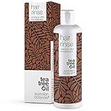 Australian Bodycare Hair Rinse 250ml | Kopfläuseshampoo nach der Kopfläusebehandlung für die ganze Familie | Teebaumöl Shampoo mit 100% natürlichem Teebaumö