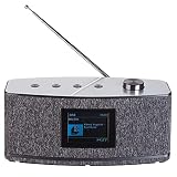 Terris IWR 282 DAB+ WLAN-Internet-Radio, Aux-In/Aux-Out & Bluetooth Funktion - kompakte Sound-Anlage mit 15 Watt RMS Stereolautsp