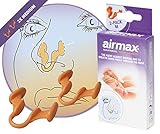 Airmax Nasendilator für eine bessere Nasenatmung | reduziert schnarchen | Pack für 6 Monate | 2x Nasenspreizer in der Größe Medium | Ärzten emp