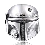 Mandalorianischer Helm voller Persönlichkeit Ring, Star Wars Empire Soldat Helm Herren Persönlichkeit Ring, Geschenk Cool Ring für M