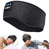 Schlafkopfhörer Bluetooth,Schlaf Kopfhörer Bluetooth Geschenke Sleepphones mit Ultradünnen HD Stereo Lautsprecher,Weihnachten Geburtstagsgeschenk,Super Weich Kopfhörer für Sp