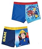 Feuerwehrman Sam Badehose Badeshorts Badeboxer Kollektion 2017 blau (140)