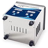 SUNWEII Ultraschallgerät Ultraschallreinigungsgerät Reinigungsgeräte Ultraschallreiniger Reinigung Ultrasonic Cleaner mit Digital Timer für Brillen Schmuck Zahnprothesen Münzen,60W-1.3L