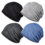 Baumwolle Face Bandanas für Sport Kopfbedeckung Stirnband Hals Gaiter Chemo Cap Haarausfall Beanie Nightcap - - Einheitsgröß