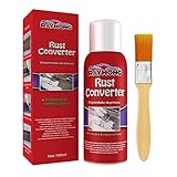 M/L 100ML Extremer Rostumwandler | Auto-Chassis-Entrostung extremer Rostumwandler mit Bürste | Mehrzweck-Rostlöser-Spray für Auto, LKW Beeyuk