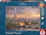 Schmidt Spiele Puzzle 59470 - Thomas Kinkade, Paris, Stadt der Liebe, 1.000 T