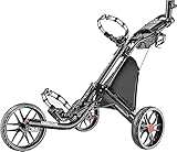 CaddyTek Golfwagen golf trolleys 3 Rad Golf Push cart leicht falten-dark g