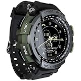 AUOKP Intelligente Uhr Sport 50 Mt Wasserdichte Bluetooth Anruferinnerungs-männer Intelligente Uhr Für IOS Und Android-Handy, G