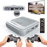 Kinhank Super Console X PRO-Videospielkonsole - Integrierte 50.000+ Spiele mit 2 Gamepads, Spielekonsolen für 4K-TV-Unterstützung HD-Ausgang, LAN / WiFi, Geschenke für Männer, die alles hab