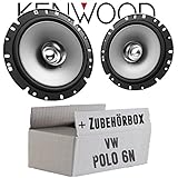 Lautsprecher Boxen Kenwood KFC-S1756-16,5cm Koax Auto Einbauzubehör - Einbauset für VW Polo 6N - justSOUND