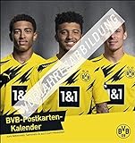 BVB Postkartenkalender 2022 - Bundesliga-Kalender mit perforierten Postkarten - zum Aufstellen und Aufhängen - mit Monatskalendarium - 16 x 17 cm: Sammelkartenk