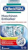 Dr. Beckmann Maschinen-Entkalker | gegen hartnäckigen Kalk in Wasch- und Spülmaschinen | hilft Funktionsstörungen vorzubeugen | 2 x 50 g