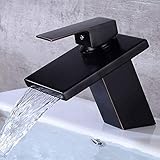 Kitchen Tap Elegante Öl eingerieben Bronze aus massivem Messing Moderne Waschtischmischer Wasserhahn Alle Kupfer Toilette Waschbecken Hot Kaltwasserhahn Einhand-Loch Badewanne Wannen-Hahn-Toilette Sp