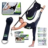 EverStretch Stretch Band: Werde noch Flexibler mit dem Yoga Band Flexibility Trainer LITE Premium Stretching Equipment für Ballett, Tanz, Gymnastik. Beinstrecker Deine Strap Stretch M