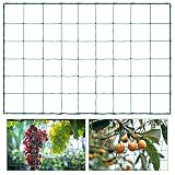 Esportic Ranknetz für Gurken, Rankhilfe Netz, Stütznetz Pflanzen, 1,8*2,7m Ranknetz Premium, Pflanzennetz mit Großer Maschenweite, für Kletterpflanzen Gurken Tomaten Gartennetz für Gew