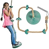 Schaukel Kletterseil,Tellerschaukel ,Kletterschaukel ,Kletterschaukel Kinder,Kletterschaukel Kinder Outdoor,Kletterseil Für Kinder ,Tellerschauk