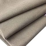 XiaoLong Canvas Stoff Meterware Segeltuch Meterware 150cm Breit Dekoration Nähen Basteln Vorhänge Kissen Taschen Geldbörsen Bettbezug Stuhl Polsterbezug Sofabezug(Size:1.5 * 5m,Color:Braungrau)