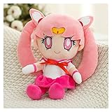 YINGYINGSM 25-60 cm Kawaii Anime Sailor Moon Plüsch Spielzeug Gefüllte Puppe Freundin Geschenk Weiche Cartoon / 1 stücke Plüschtiere (Color : Pink, Height : 40cm)