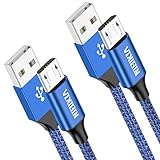 NIBIKA Micro USB Kabel, [2Stück 0.5M] Nylon geflecht Android Schnellladekabel Micro USB Ladekabel für Samsung Galaxy S7/ S6 / J7/ Note 5,Sony, Huawei, Nexus,M