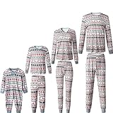 Door Wreath Frauen Männer Nachtwäsche Familie Weihnachten PJs Passende Sets Baby Mädchen Jungen Kleidung Pyjamas Outfits Kostüme (Color : Mom XL)