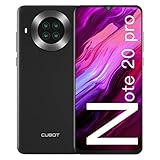 CUBOT Note 20 Pro Smartphone ohne Vertrag 6,5 Zoll HD+ Display, Octa Core 6GB RAM + 128GB ROM, Android 10, 4200mAh Akku, 20MP + 12MP Quad Kamera, 4G Dual SIM, NFC, GPS, Face ID