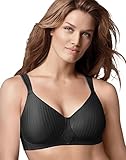 Playtex Damen Klassischer BH, schwarze streifen, 85 DD