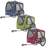 TIGGO DOGGYHUT® Premium Large Hundefahrradanhänger Hundeanhänger Fahrradanhänger 80102 (ROT)