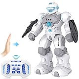 RC Roboter Spielzeug für Kinder, Intelligenter Programmierbarer Roboter mit Infrarot-Controller, Gestenerkennung/Fernbedienung, Roboter, Tanzen, Geschenk für 5 6 7 8 9 Jahre Jungen M