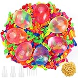 Gafild Wasserbomben Wasserballons,1000 Stück Wasserfüllballon Bunt Gemischt Wasserballonst,Latex Wasserbombenschleuder für Kinder & Erwachsene - Wasser Luftballons in bunten Farb