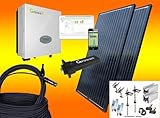 600Watt Balkonkraftwerk MIT MONTAGEMATERIAL FLACHDACH mit Stockschrauben/Solaranlage mit Internetüberwachung bau-tech Solarenergie GmbH