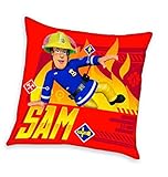 HD Dekokissen Feuerwehrmann Sam Feueralarm 40x40cm 100% Poly