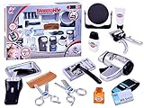 BSD Kinder Rollenspiel - Barbershop Friseur Spielset - Haar Dresser Set mit Zubehö