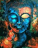 Malen Anzahl Kits Buddha Statue Buddhismus Religion Malen Nach Zahlen Diy Ölgemälde Leinwanddruck Wandkunst Dek