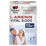 Doppelherz system L-ARGININ VITAL 3.000 – 750 mg L-Arginin pro Kapsel – Für den vitalen und aktiven Mann – 120 Kap
