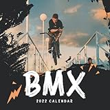 BMX 2022 Calendar: Mini Calendar 2022 with Large Grid for Note - To do list, Gorgeous 7x7'' Small Calendar, Non-Glossy Pap